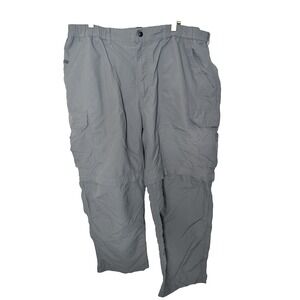 REI Men's Hiking Pants Size XXL Green Zip Off Convertible Outdoor Gorpcore